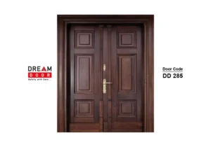 Customizable black double door dd 285
