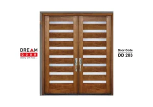 Reliable double pantry door