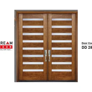 Reliable double pantry door