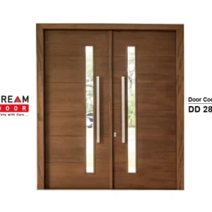 classic exterior double door