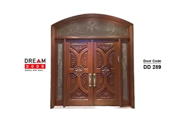 custom solid double entry door dd 289