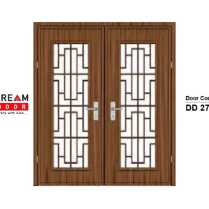 internal double doors with glass​ dd 279