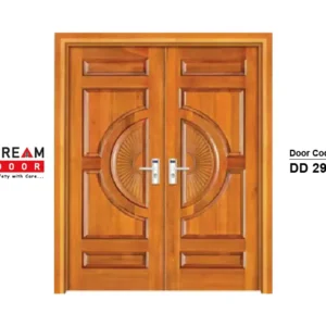 simple wooden front double door dd 298