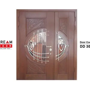 wooden double door for bedroom