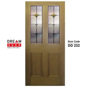 Stained glass door