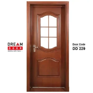Traditional wood panel door
