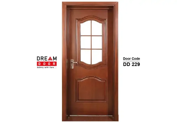 Traditional wood panel door