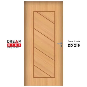 Diagonal Groove Flush Door