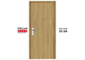 Light Wood Grain Flush Door