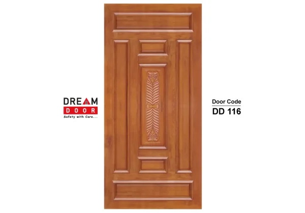 Teak Wood Carved DIV Door