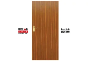 Vertical Grain Wooden Flush Door