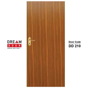 Vertical Grain Wooden Flush Door
