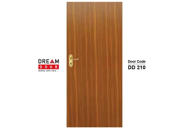 Vertical Grain Wooden Flush Door
